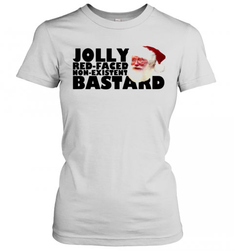 Santa Jolly Red Faced Non Existent Bastard T-Shirt Classic Mens T-shirt - Image 3