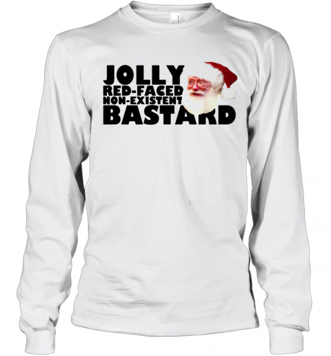 Santa Jolly Red Faced Non Existent Bastard T-Shirt Classic Mens T-shirt - Image 4