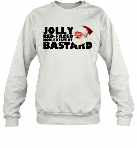 Santa Jolly Red Faced Non Existent Bastard T-Shirt Classic Mens T-shirt - Image 5