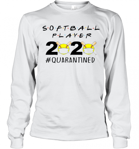 Softball Player 2020 Quarantined T-Shirt Classic Mens T-shirt - Image 4