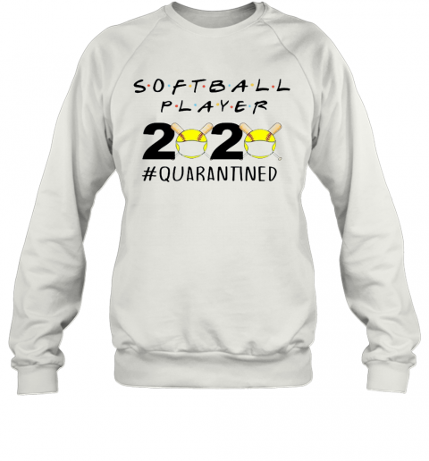 Softball Player 2020 Quarantined T-Shirt Classic Mens T-shirt - Image 5