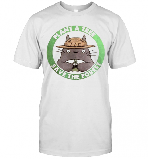 Totoro Plant A Tree Save The Forest T-Shirt Classic Mens T-shirt