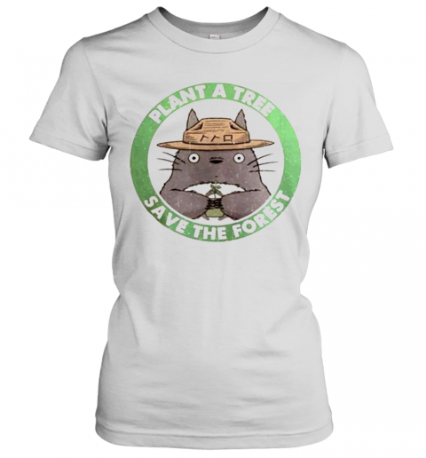 Totoro Plant A Tree Save The Forest T-Shirt Classic Mens T-shirt - Image 3