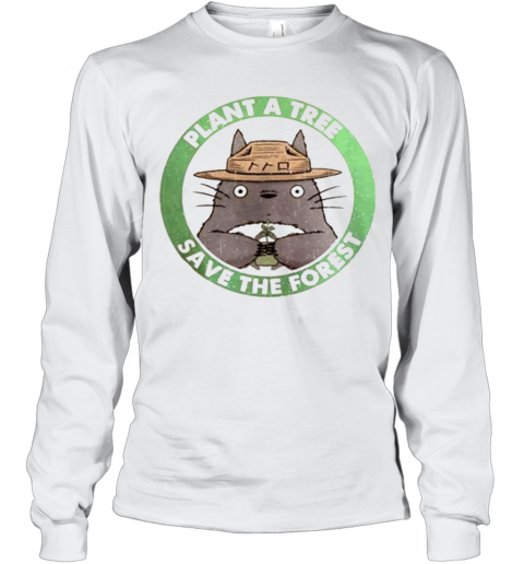 Totoro Plant A Tree Save The Forest T-Shirt Classic Mens T-shirt - Image 4