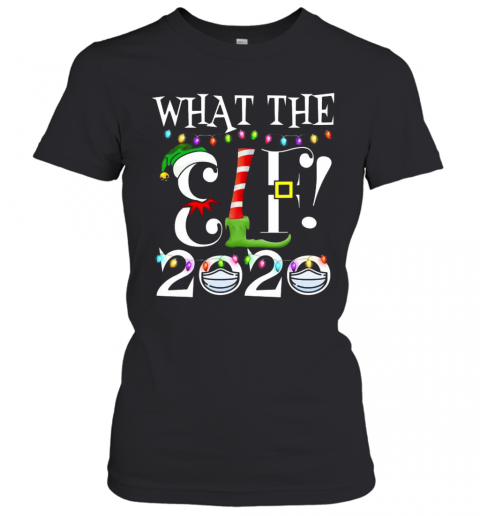 WHAT THE ELF 2020 Christmas Elf Matching Family Pajama T-Shirt Classic Mens T-shirt - Image 3