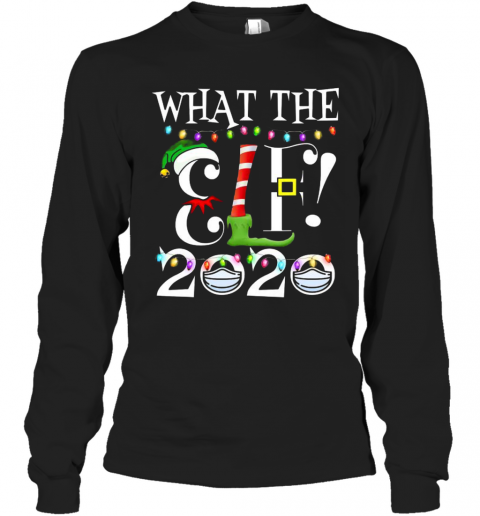 WHAT THE ELF 2020 Christmas Elf Matching Family Pajama T-Shirt Classic Mens T-shirt - Image 4