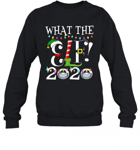 WHAT THE ELF 2020 Christmas Elf Matching Family Pajama T-Shirt Classic Mens T-shirt - Image 5