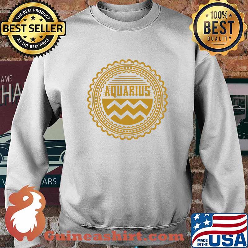Aquarius Sign Vintage January Birthday Zodiac Horoscope Shirt Sweater