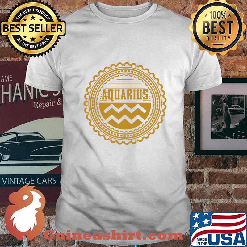Aquarius Sign Vintage January Birthday Zodiac Horoscope Shirt