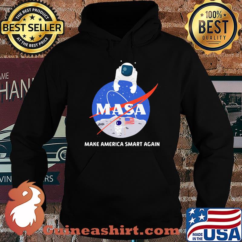 Astronaut Nasa Make America Smart Again Usa Flag Shirt Hoodie