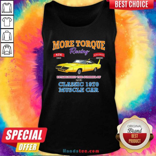 Awesome Classic Muscle Car Torque Garage Hot Rod Shirt - Image 4