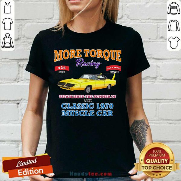 Awesome Classic Muscle Car Torque Garage Hot Rod Shirt - Image 3