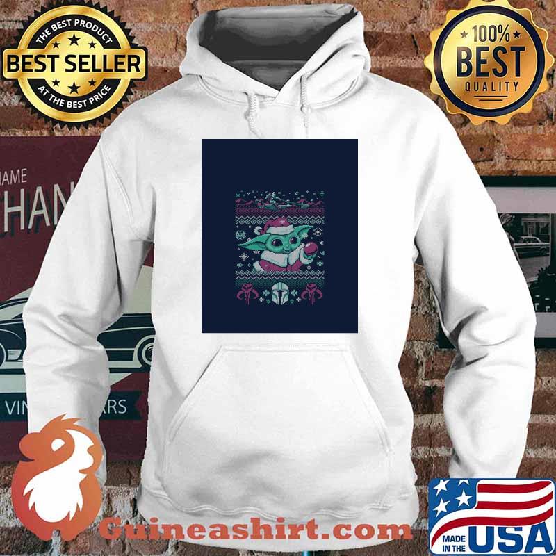 Baby Yoda Wear Hat Santa Clause Christmas Shirt Hoodie