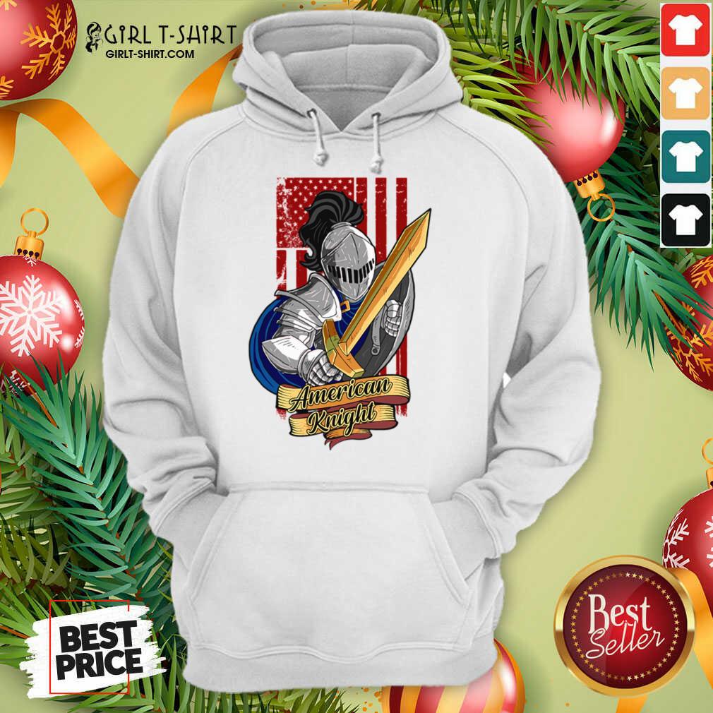 Best Knights Lover American Knight With Sword And Flag Shirt - Image 5