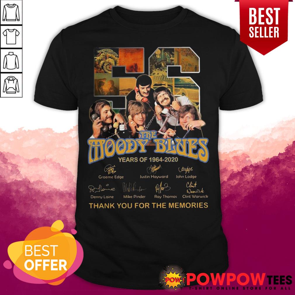 Blues 56 Years Of 1994-2020 The Moody Thank You For The Memories Signatures Shirt