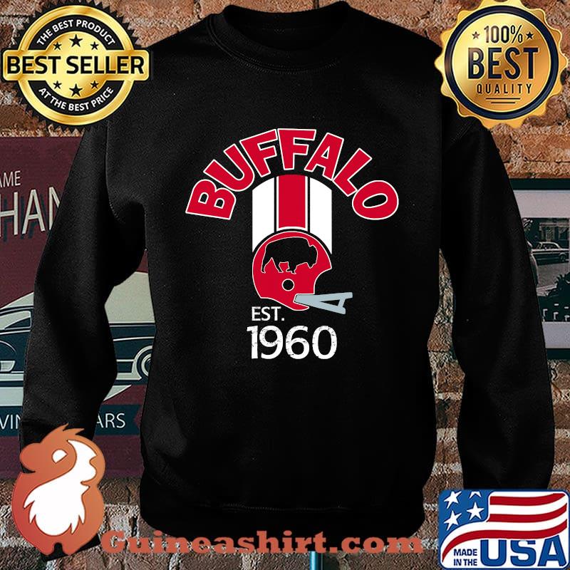 Buffalo Helmet Stripe Varsity Est 1960 Football Shirt Sweater