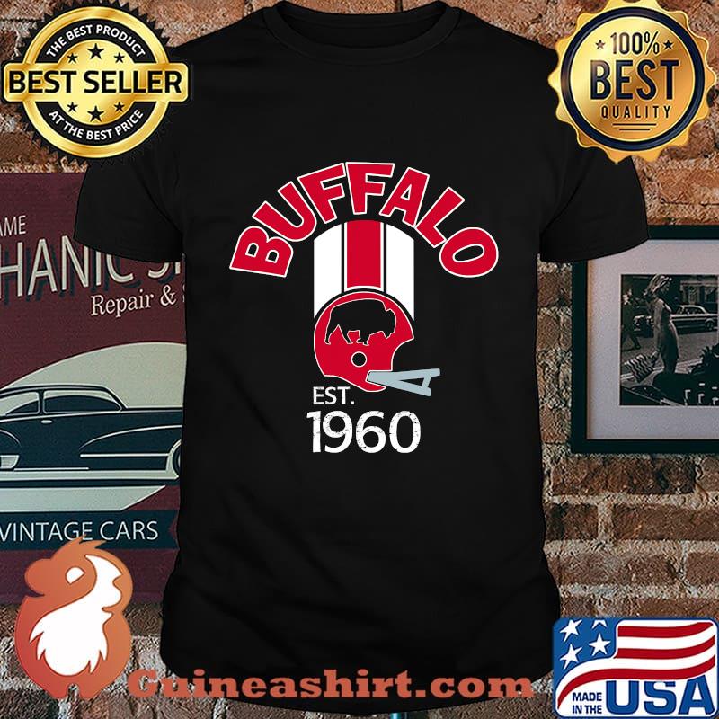Buffalo Helmet Stripe Varsity Est 1960 Football Shirt