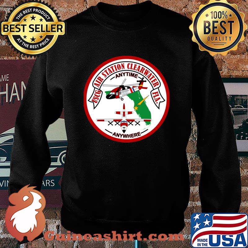 Coast Guard Air Station Clearwater Florida Anywhere Shirt Sweater