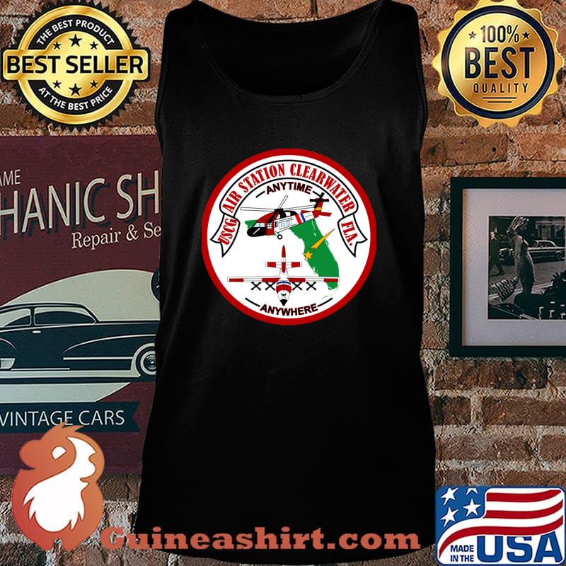 Coast Guard Air Station Clearwater Florida Anywhere Shirt Tank top
