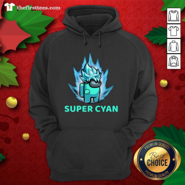 Cute Imposter Among Us Super Cyan Shirt - Image 5