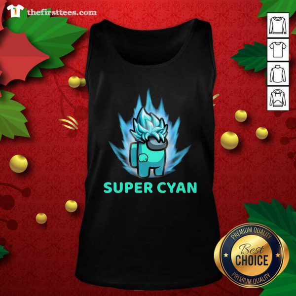 Cute Imposter Among Us Super Cyan Shirt - Image 4