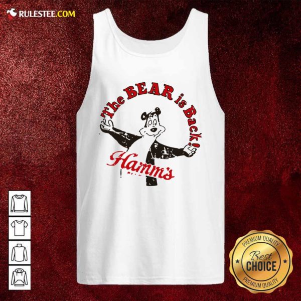 Funny Cool Retro Hamms Beer Bear Is Back Shirt - Image 4