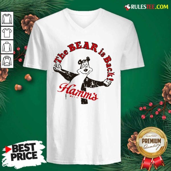 Funny Cool Retro Hamms Beer Bear Is Back Shirt - Image 3