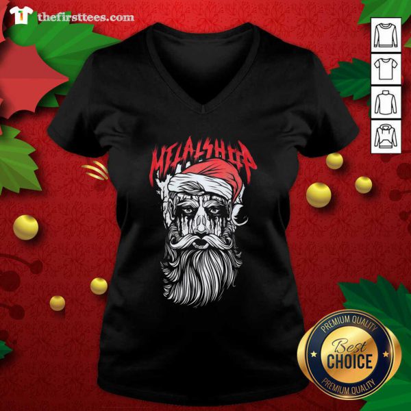Funny Metalshop Santa Merry Christmas Shirt - Image 3