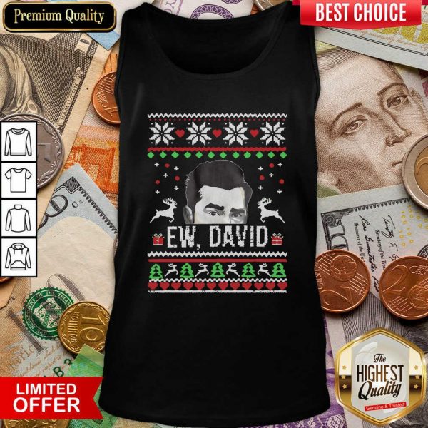 Funny Ugly Christmas Ew David Rose Shirt - Image 2