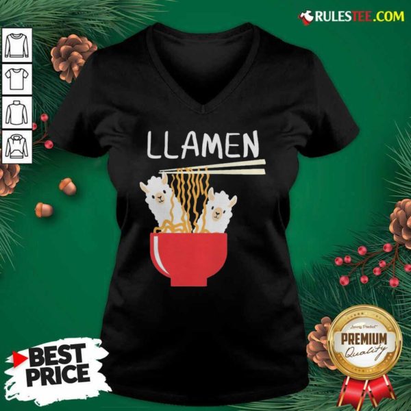 Good Llama Eat Llamen Shirt - Image 3