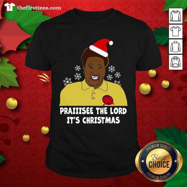 Good Santa Hellur Praise The Lord Its Christmas Shirt