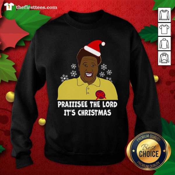 Good Santa Hellur Praise The Lord Its Christmas Shirt - Image 2