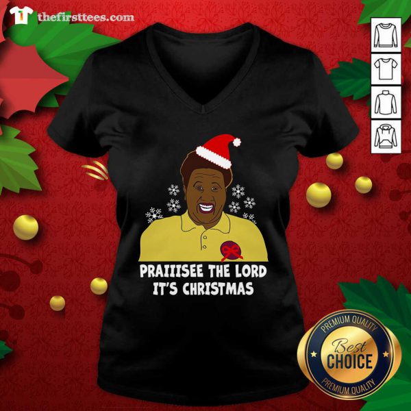 Good Santa Hellur Praise The Lord Its Christmas Shirt - Image 3