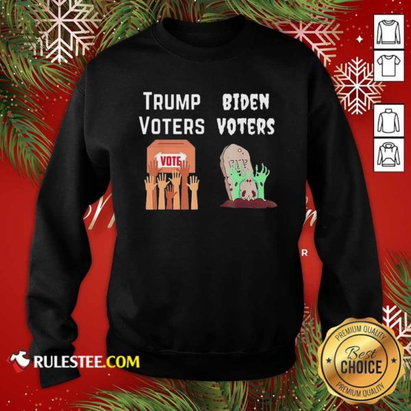 Good Trump Voters Against Biden Voters Shirt - Image 5