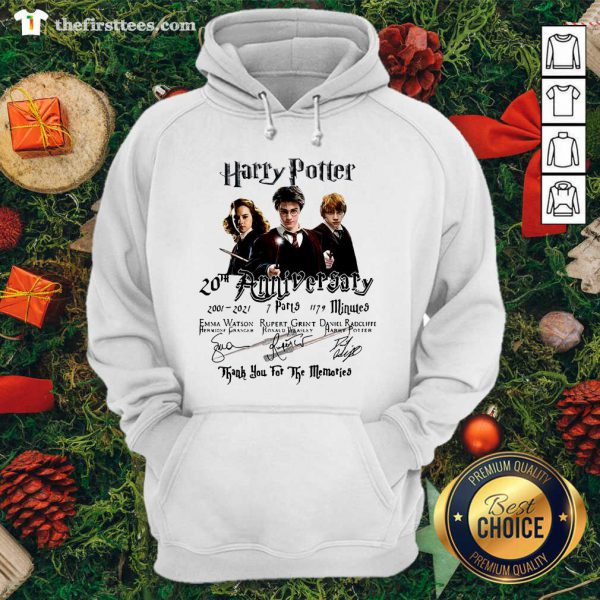 Grateful Harry Potter 20th Anniversary 2001 2021 7 Parts 1179 Minutes Signatures Shirt - Image 5