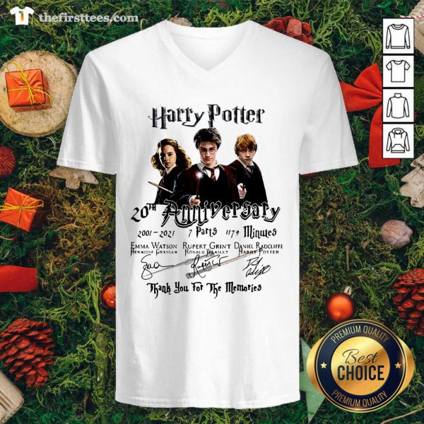Grateful Harry Potter 20th Anniversary 2001 2021 7 Parts 1179 Minutes Signatures Shirt - Image 3