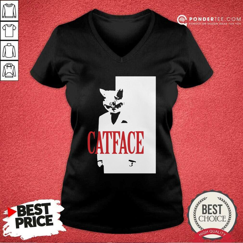 Happy Cat Face Shirt - Image 3