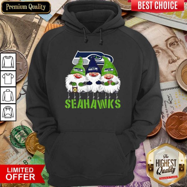 Happy Gnomies Seattle Seahawks Christmas Shirt - Image 5