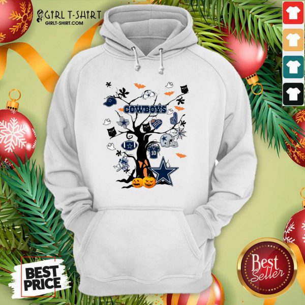 Hot Dallas Cowboys And Ghost On Tree Shirt - Image 2