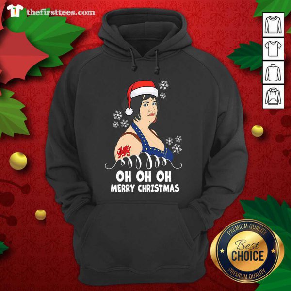 Hot Santa Nessa Jenkins Oh Oh Oh Merry Christmas Shirt - Image 5