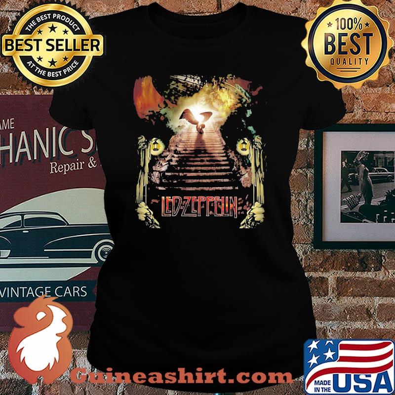 Led Zeppelin Stairway To Heaven Shirt Laides tee