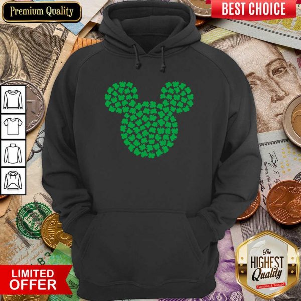 Nice Mickey Mouse Green Four Leaf Clover Shamrock St Patricks Shirt - Image 5