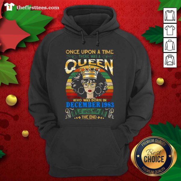 Nice Once Upon A Time There Was A Queen Who Was Born In December 1983 Vintage Shirt - Image 5