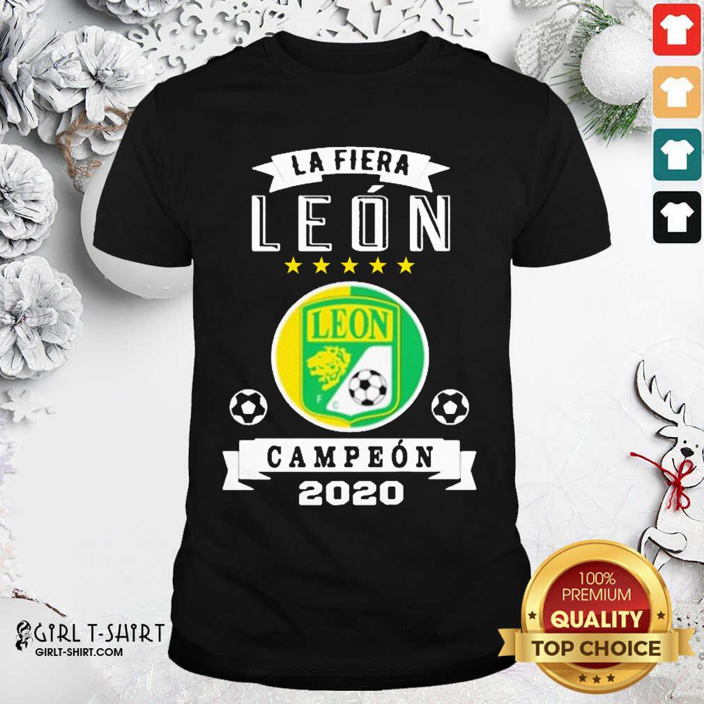 Official Club Leon Campeon 2020 Futbol Mexicano La Fiera Shirt