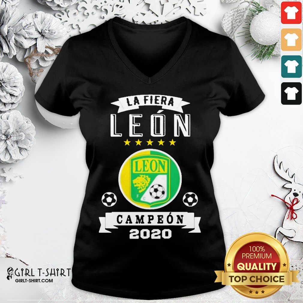 Official Club Leon Campeon 2020 Futbol Mexicano La Fiera Shirt - Image 2