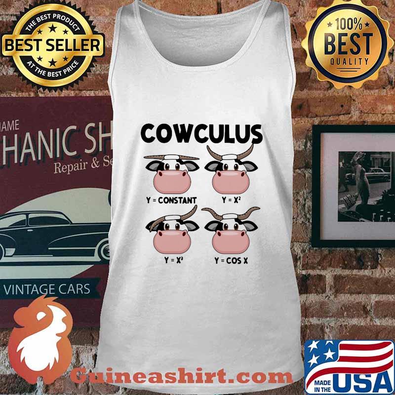 Official Cowculus Math Cow Shirt Tank top