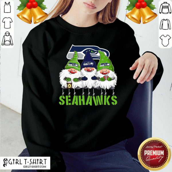 Official Gnomies Seattle Seahawks Christmas Shirt - Image 4