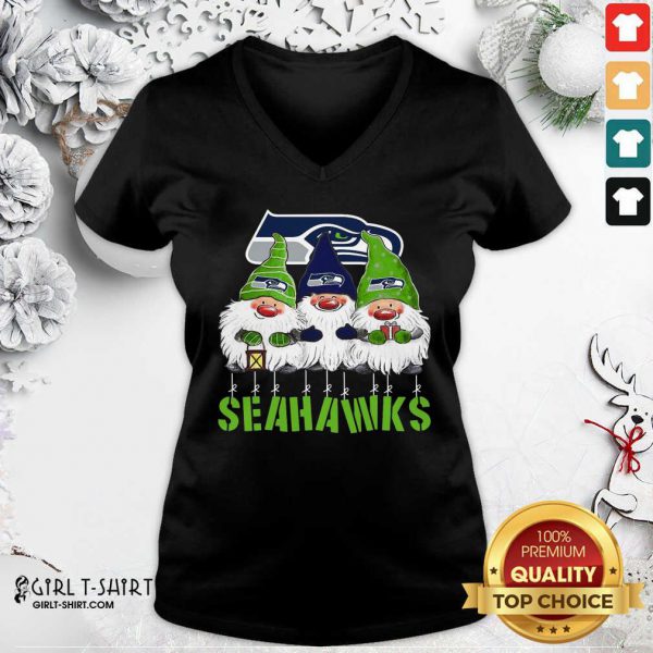 Official Gnomies Seattle Seahawks Christmas Shirt - Image 2