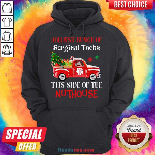 Official Jolliest Bunch Of Surgical Techs This Side Of The Nuthouse Shirt - Image 5