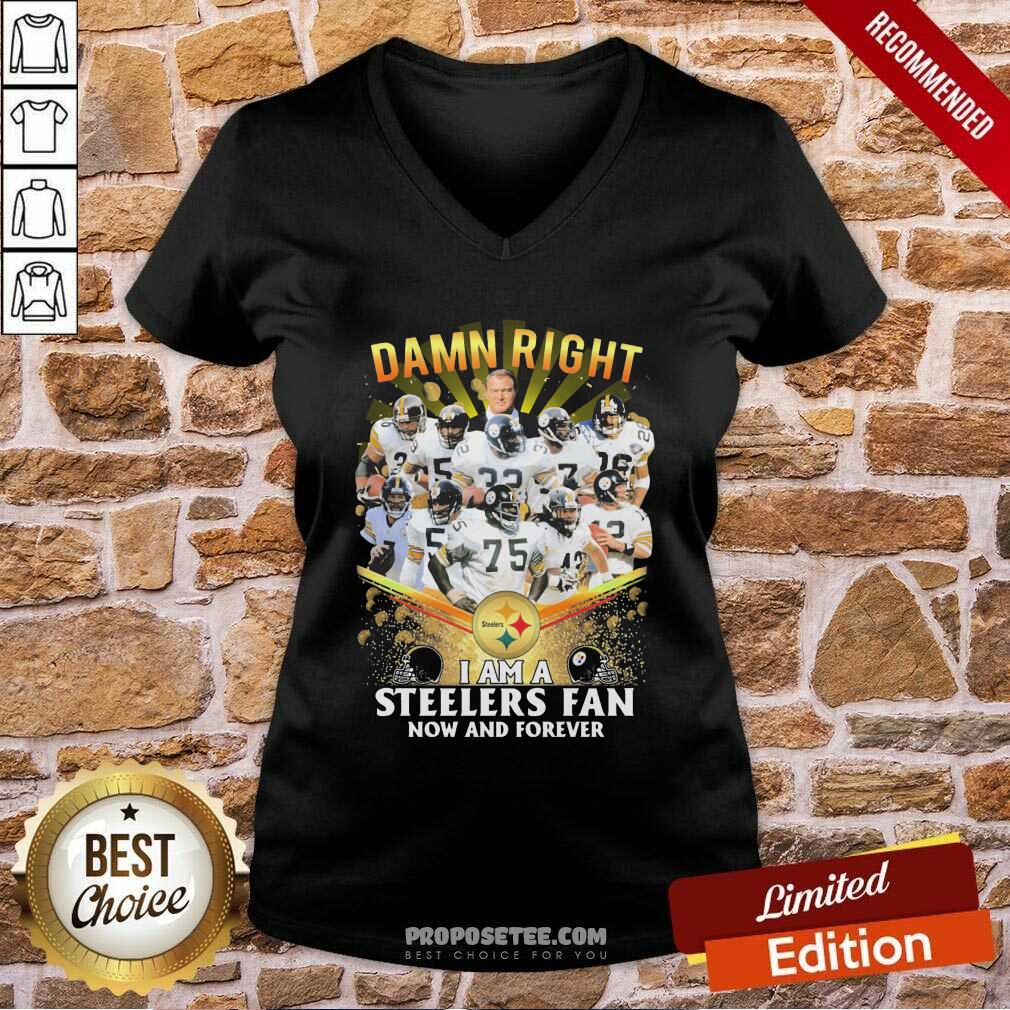 Original Damn Right I Am A Pittsburgh Steelers Fan Now And Forever Shirt - Image 3
